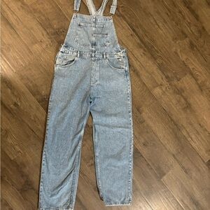 Casual Light Blue Denim Overalls